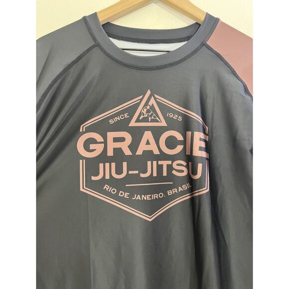 Gracie Barra MMM Jiu Jitsu BJJ Training Rank Shirt 4XL Rash Guard Competition - Picture 3 of 11